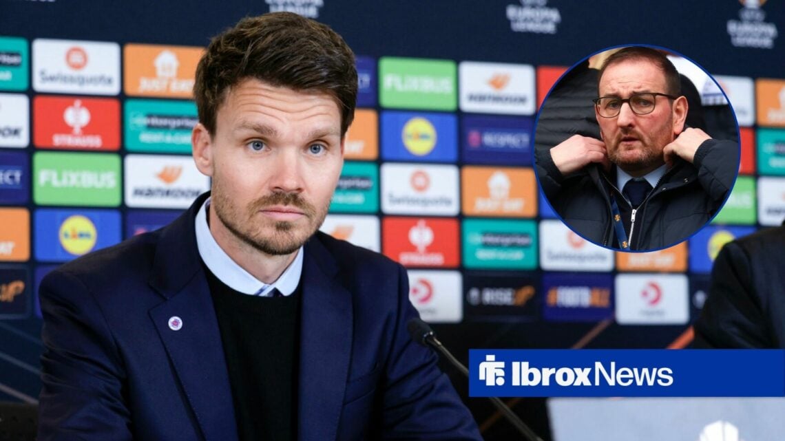 Danny Rohl alongside a circle inset of Kevin Thelwell.