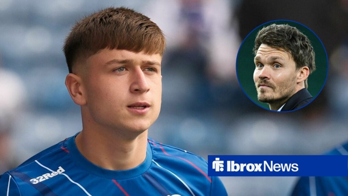 Mikey Moore alongside a circle inset of Danny Rohl.