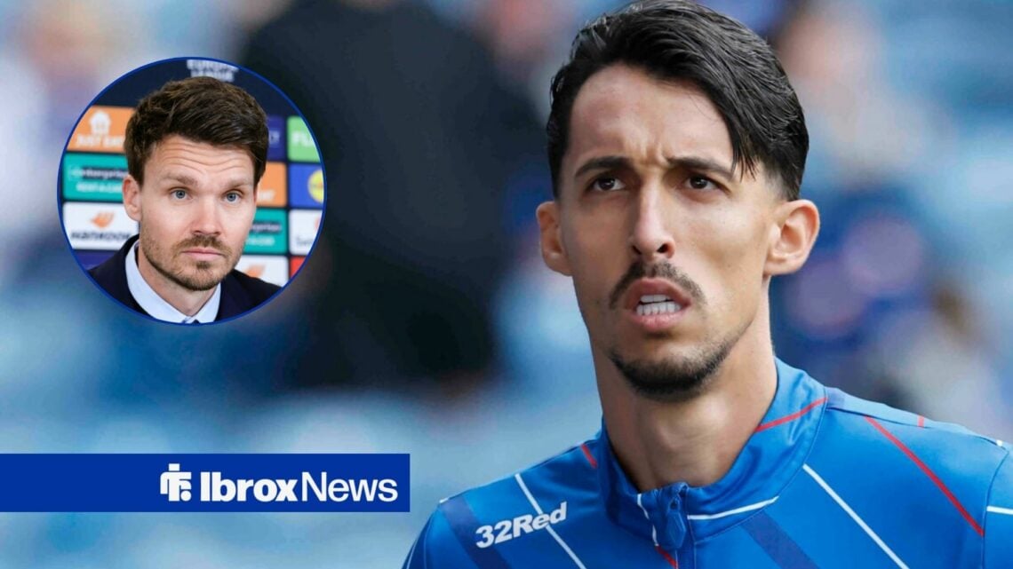 Bojan Miovski alongside a circle inset of Danny Rohl.