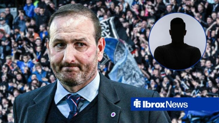 Kevin Thelwell with anonymous figure in frame