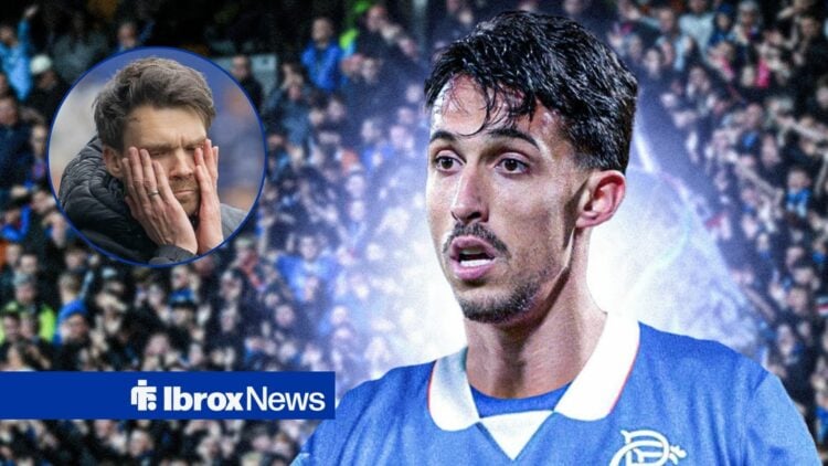 Bojan Miovski alongside a circle inset of Danny Rohl.