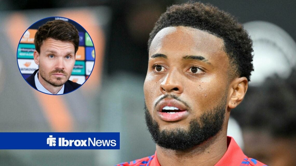 Youssef Chermiti alongside a circle inset of Danny Rohl.