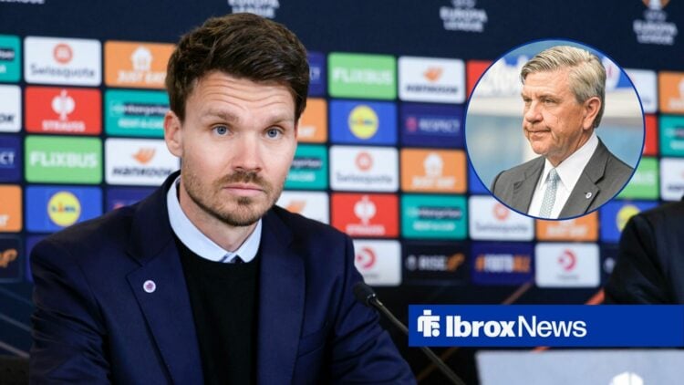 Danny Rohl alongside a circle inset of Andrew Cavenagh.