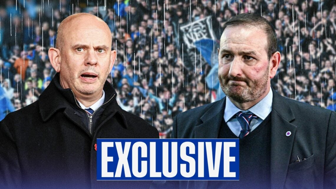 Kevin Thelwell and Patrick Stewart downbeat ahead of rainy Ibrox