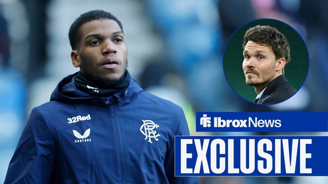Rangers star Dujon Sterling, Danny Rohl in inset.