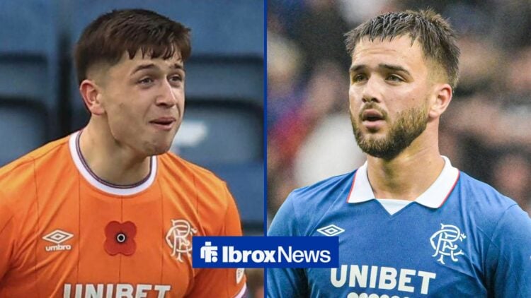 Rangers stars Nico Raskin and Mikey Moore.