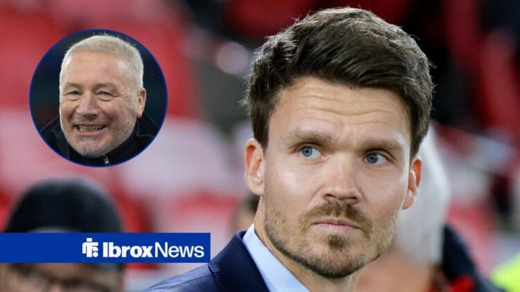 Rangers manager Danny Rohl and Ally McCoist in circular inset