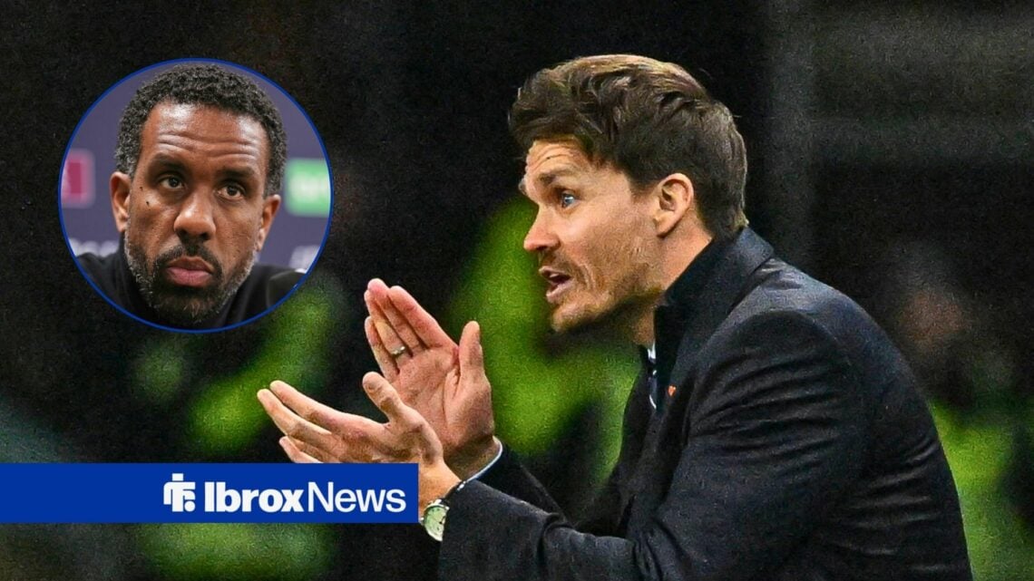 Rangers manager Danny Rohl and Celtic linked Wilfried Nancy