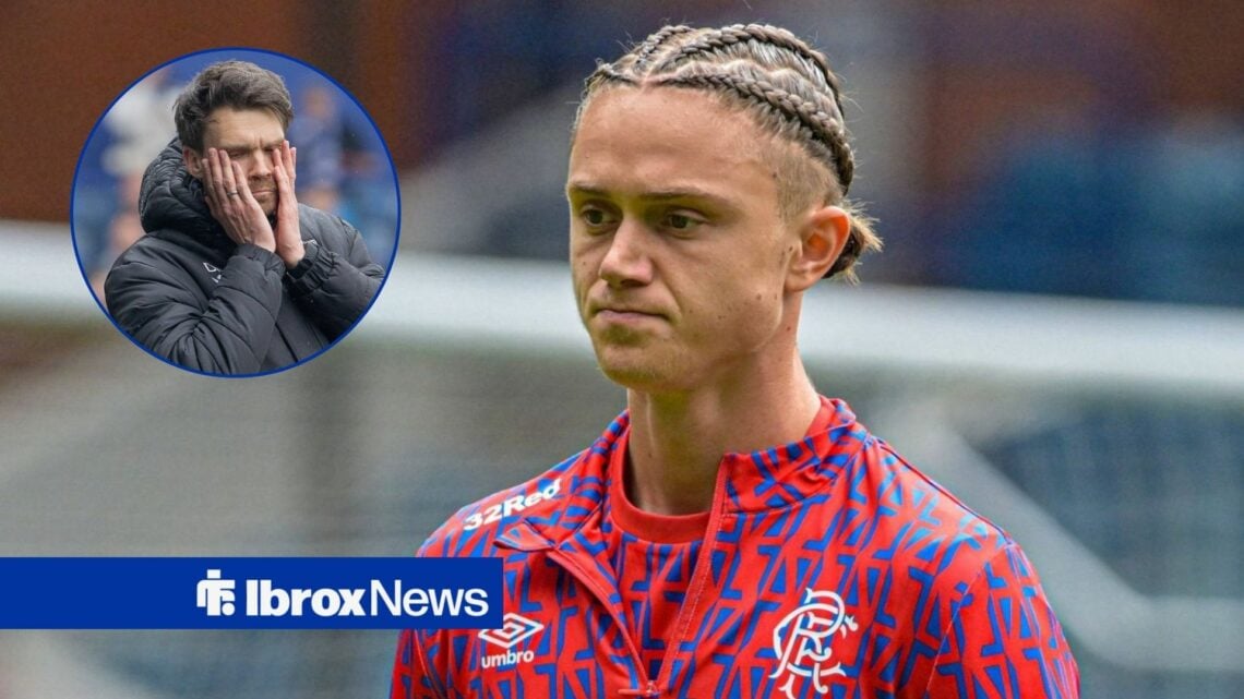 Thelo Aasgard next to a circular inset of Danny Rohl