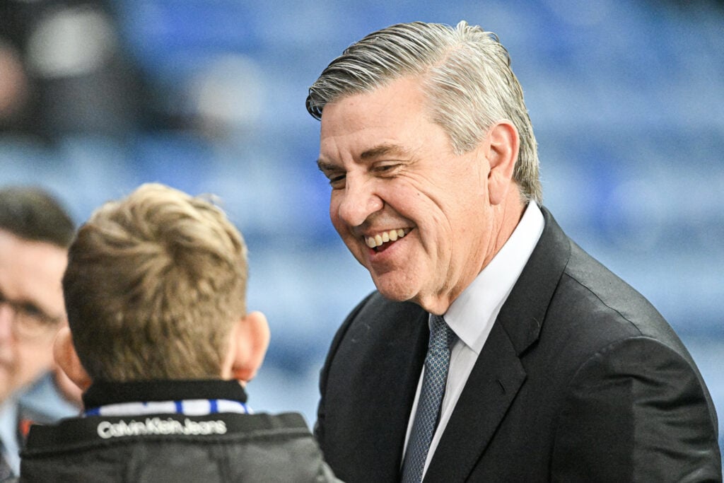 Andrew Cavenagh smiles ahead of a Rangers match