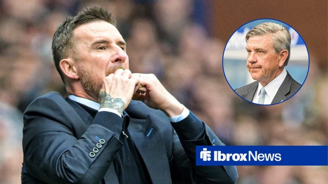 Barry Ferguson alongside a circle inset of Andrew Cavenagh.