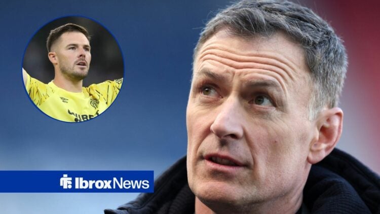 Chris Sutton looking at Jack Butland.