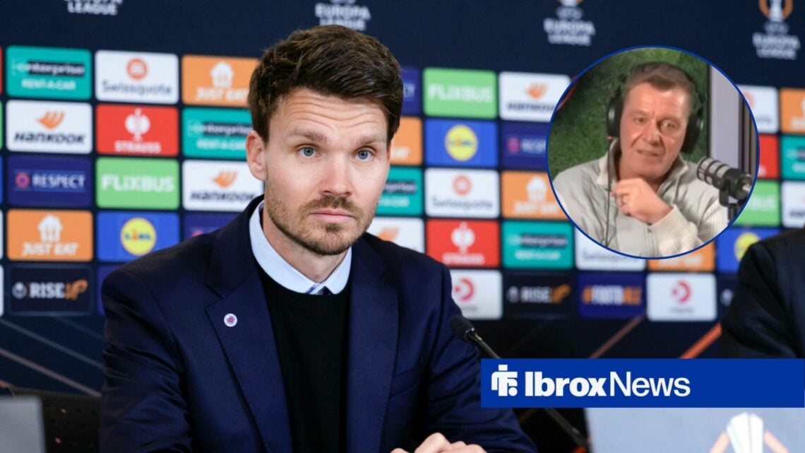 Danny Rohl alongside a circle inset of Keith Jackson.