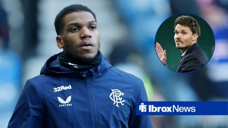 Dijon Sterling alongside a circle inset of Danny Rohl.