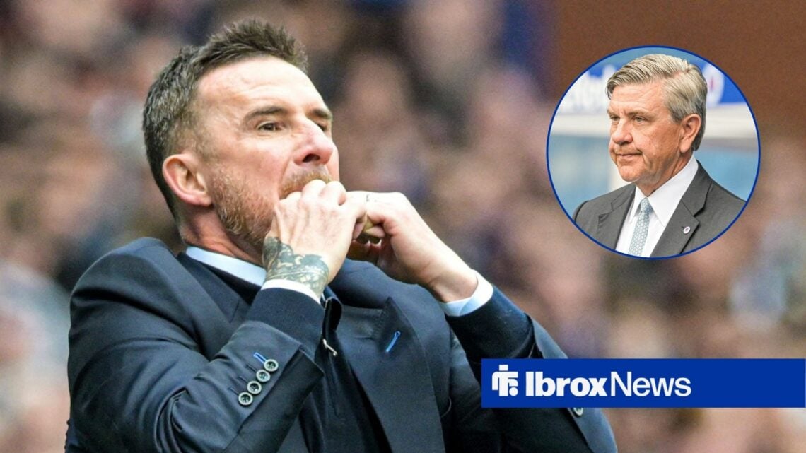 Barry Ferguson alongside a circle inset of Andrew Cavenagh.