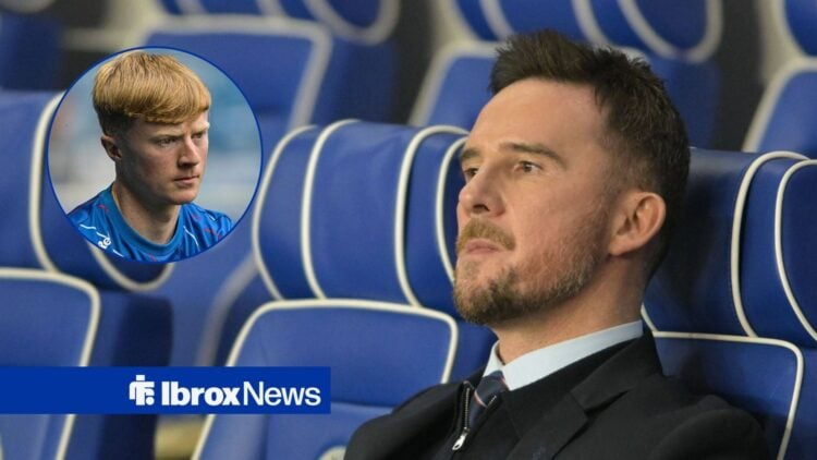 Barry Ferguson alongside a circle inset of Lyall Cameron.