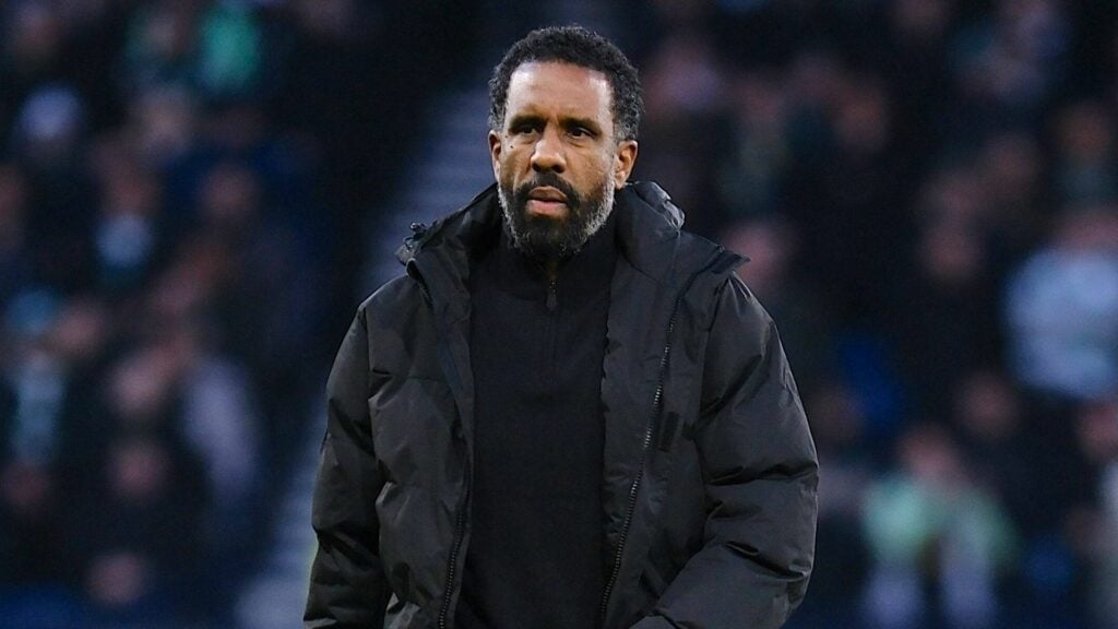 Wilfried Nancy looking annoyed