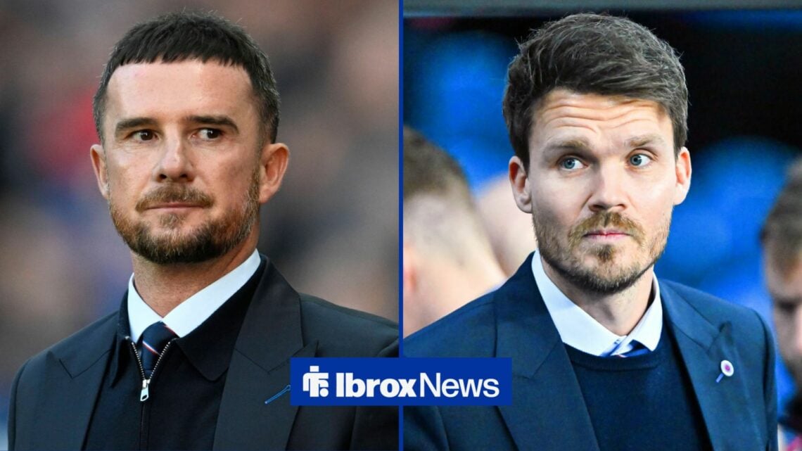 Barry Ferguson with Danny Rohl