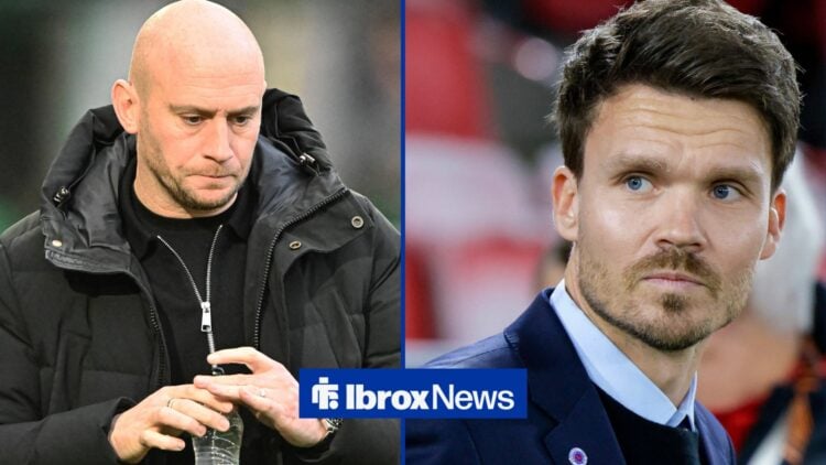 David Gray and Danny Rohl straight-faced in 50/50 image split