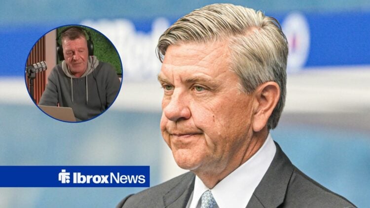 Andrew Cavenagh next to Keith Jackson