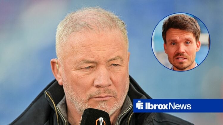 Ally McCoist and Rangers manager Danny Rohl in circular inset