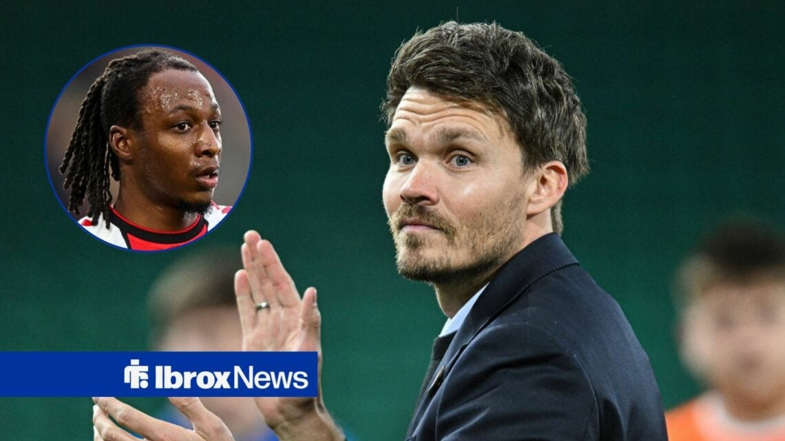 Rangers manager Danny Rohl and Southampton midfielder Joe Aribo in circular inset
