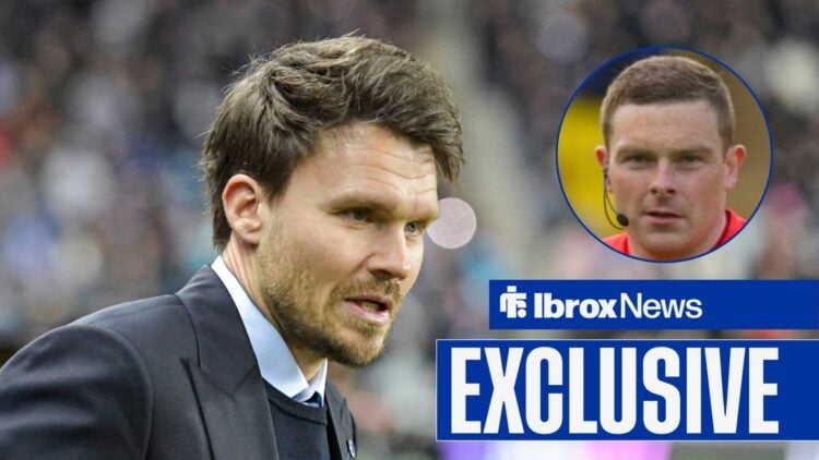 Rangers manager Danny Rohl and John Beaton in circular inset