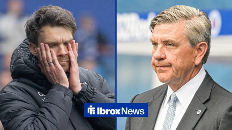 Danny Rohl next to Andrew Cavenagh