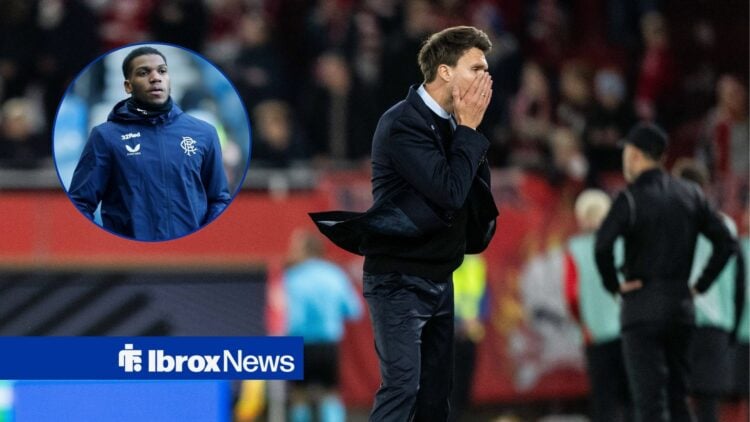 Rangers boss Danny Rohl with Dujon Sterling inset