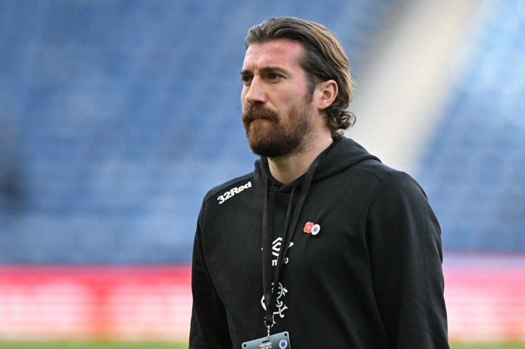 Joe Rothwell in pre-match Rangers gear