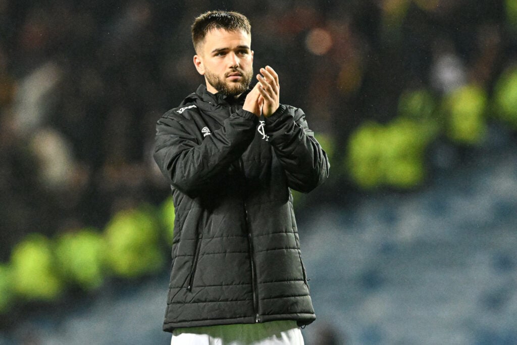 Nico Raskin applauds Rangers supporters