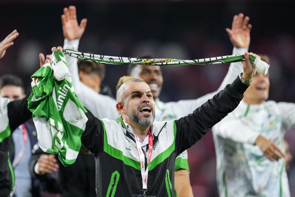 Real Betis sporting director Manu Fajardo