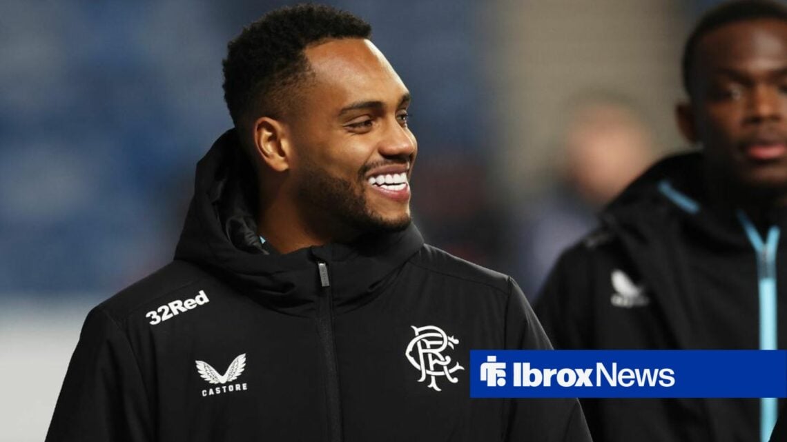 Danilo smiling in a Rangers coat