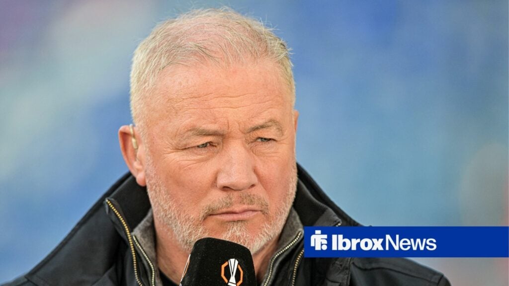'What are you doing?' - McCoist stunned by what he saw Rangers star do live on air v Ludogrets