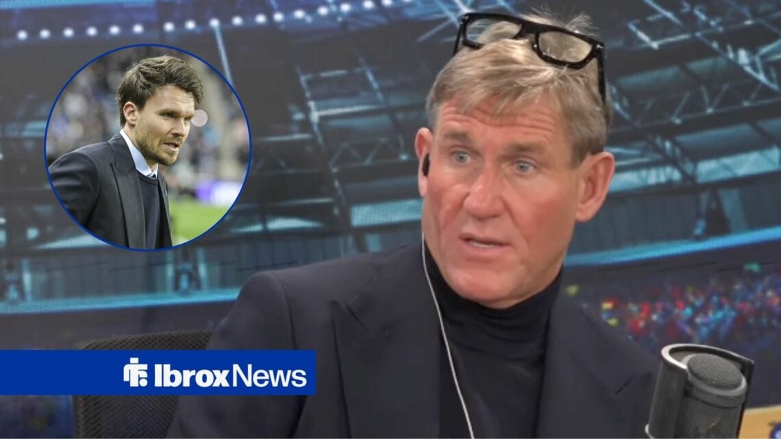 Simon Jordan alongside a circle inset of Danny Rohl.