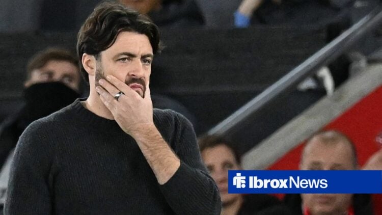 Russell Martin looking worried.