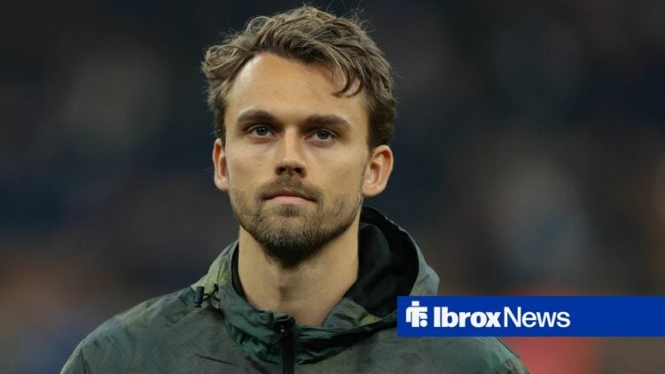 Emil Bohinen lining up for Venezia pre-game