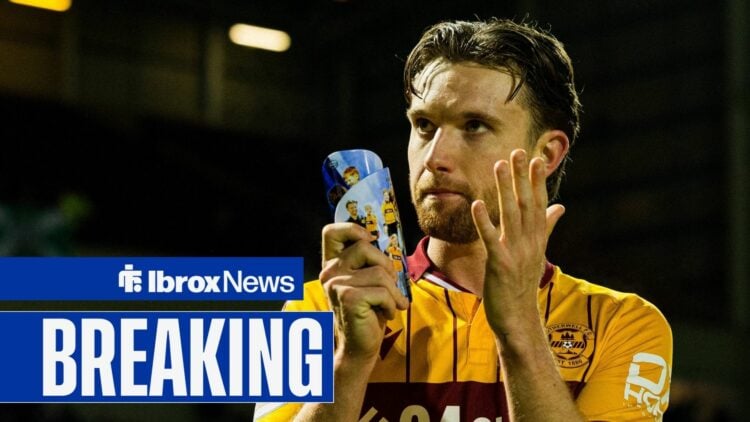 Elliot Watt playing for Motherwell