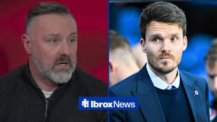 Kris Boyd and Danny Rohl in a split image