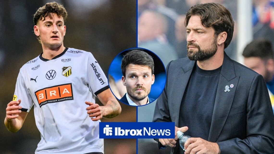 Silas Andersen and Russell Martin with Danny Rohl in circular inset.