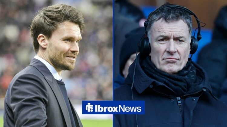 Rangers boss Danny Rohl and Chris Sutton.