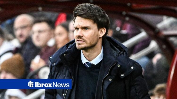 Danny Rohl on the touchline