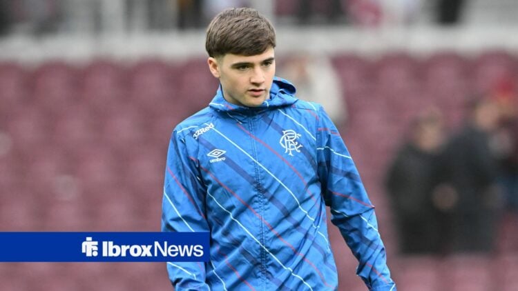 Rangers star Findlay Curtis in training gear.