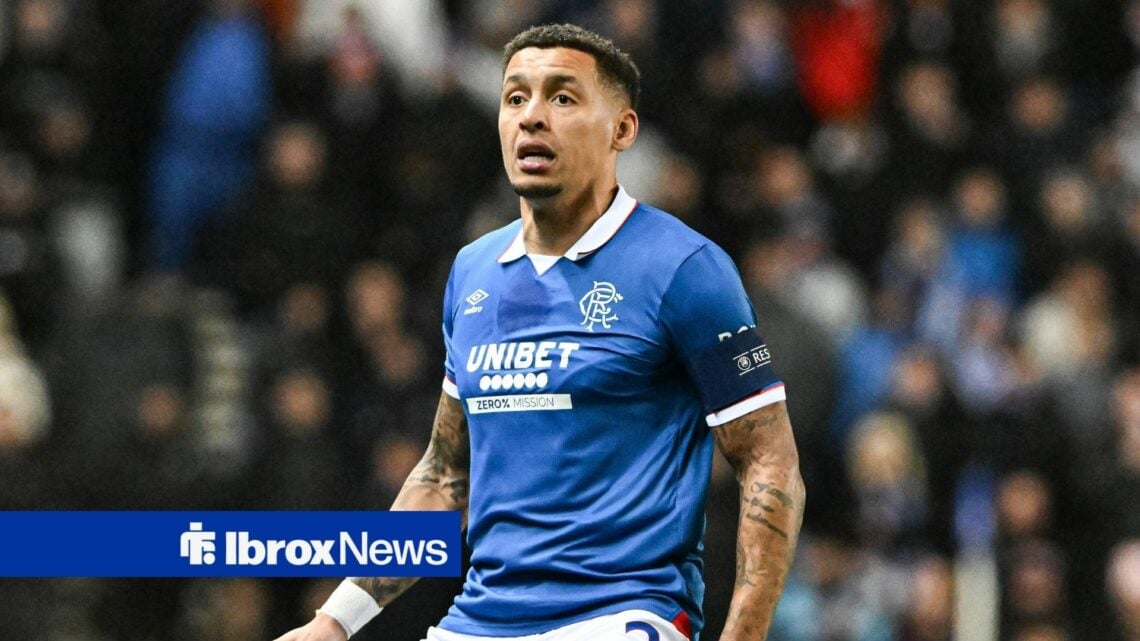 Rangers defender James Tavernier in action.