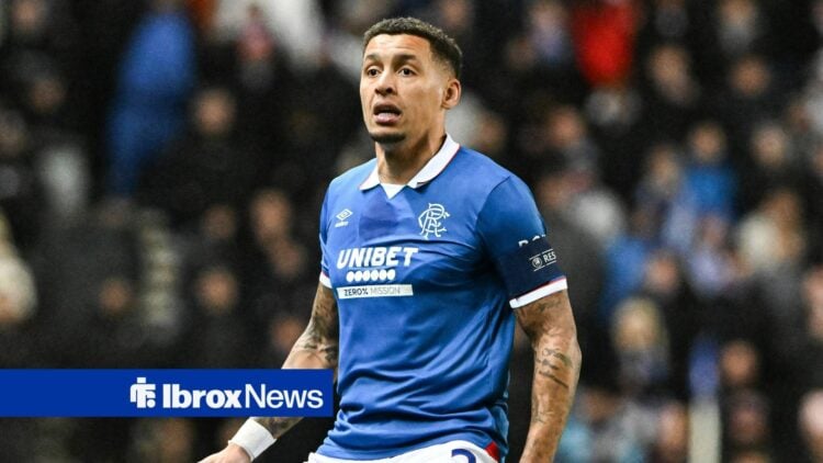Rangers defender James Tavernier in action.