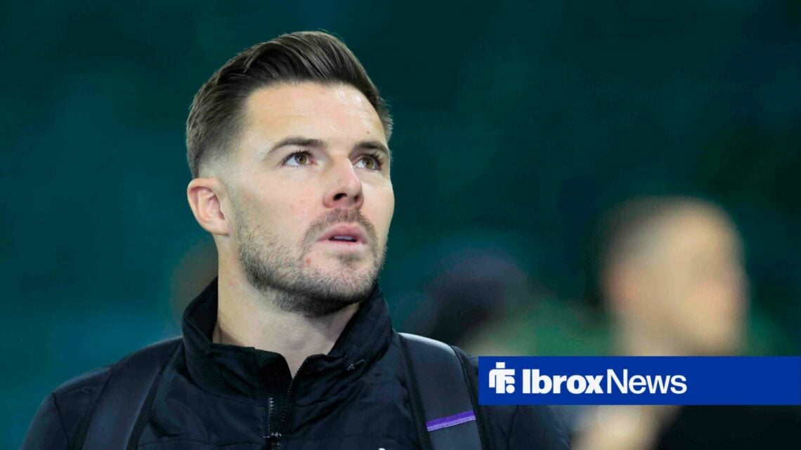 Jack Butland pictured ahead of a Rangers game