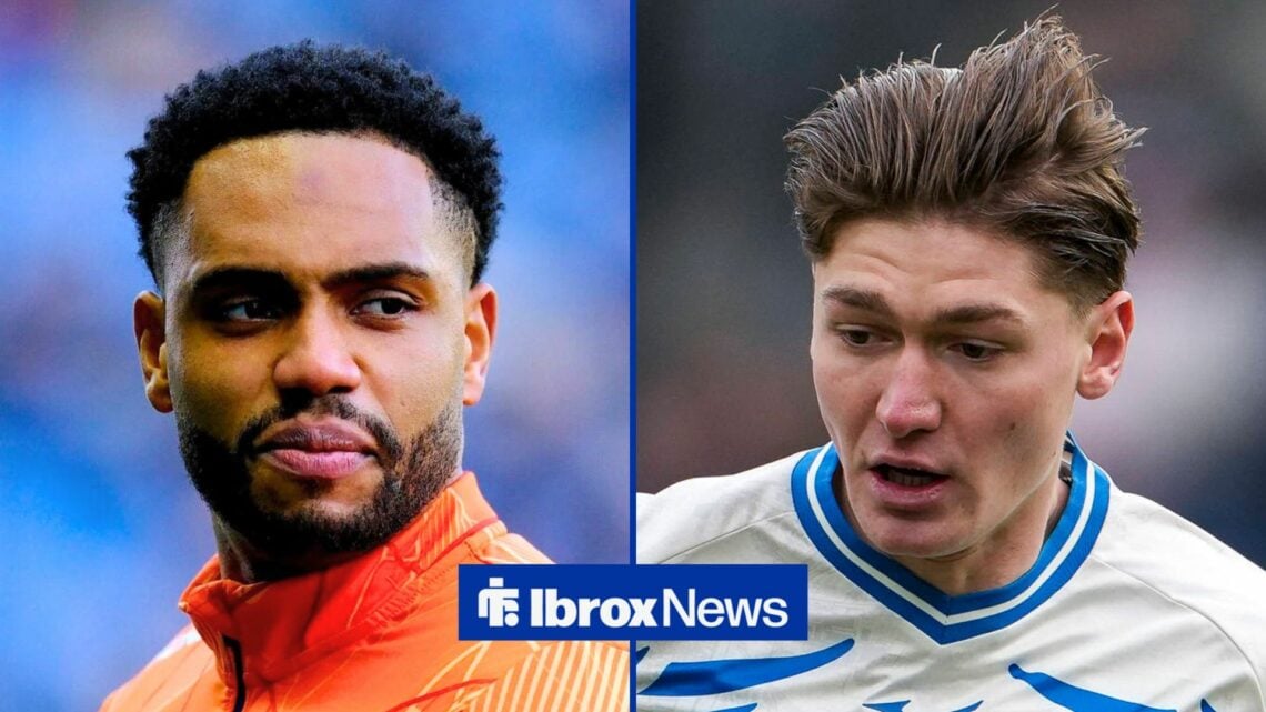 Rangers striker Danilo and Hansa Rostock forward Ryan Naderi