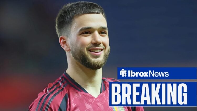 Rangers midfielder Nicolas Raskin