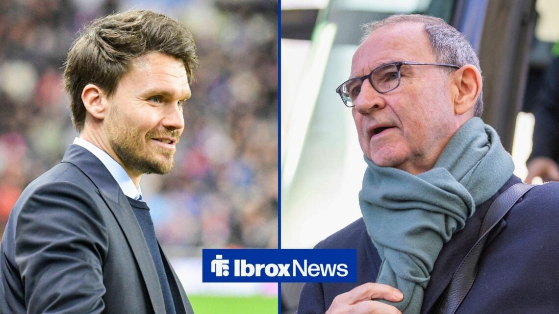 Rangers manager Danny Rohl and Celtic bos Martin O'Neill side by side