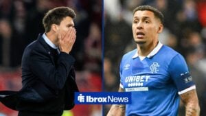 Rangers manager Danny Rohl and James Tavernier side by side